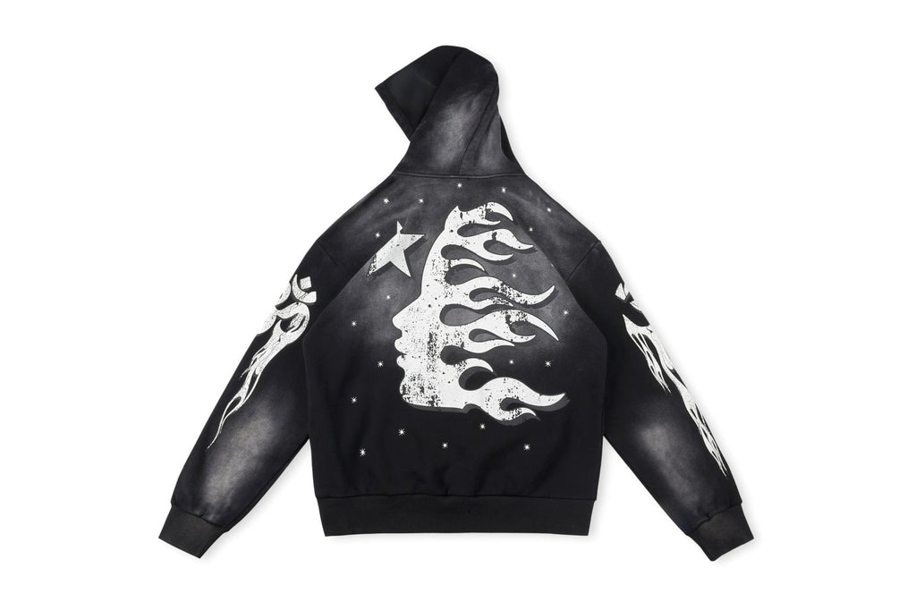 Hellstar Hoodie Vintage Distressed