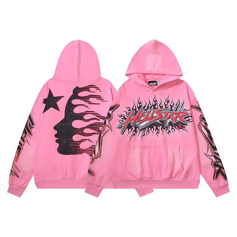 Hellstar Hoodie & Pants Wash Water Make Old Hoodies Sweater Trousers