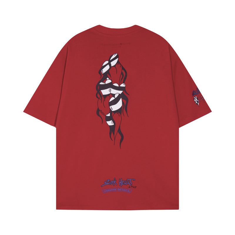 CHH Chrome Heart T Shirts Summer Short Sleeves