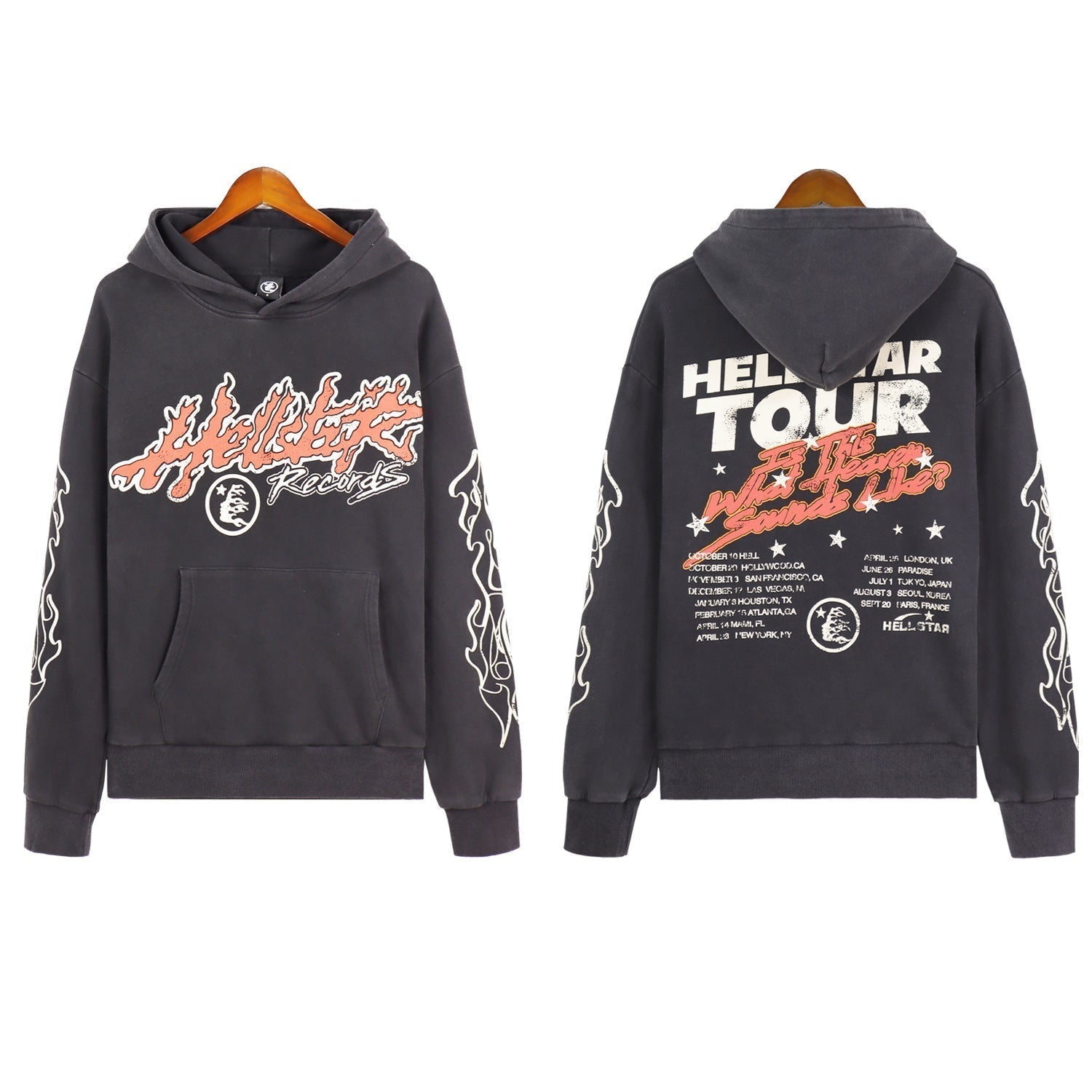 Hellstar Hoodie Vintage Distressed