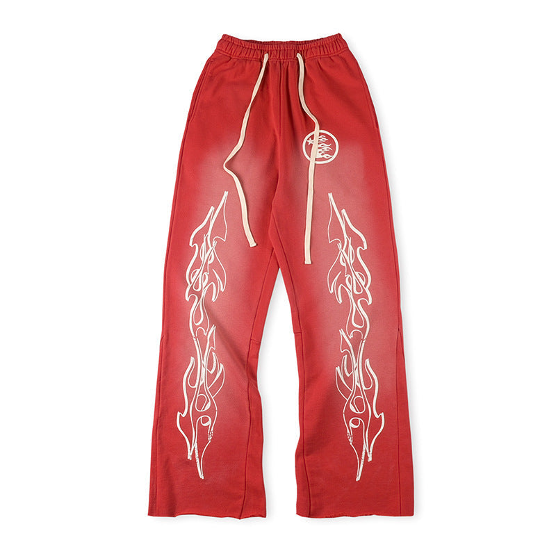 Hellstar Hoodie & Pants Wash Water Make Old Hoodies Sweater Trousers